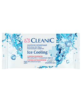 Cleanic Chusteczki odświeżające Ice Cooling
