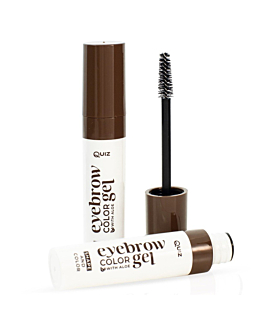 Quiz Cosmetics Eyebrow Gel Shape & Color żel koloryzujący do brwi z aloesem Dark, 5ml