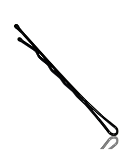 Allepaznokcie Wsuwki Do Włosów Czarne Z Kulkami 6 cm 20 szt
