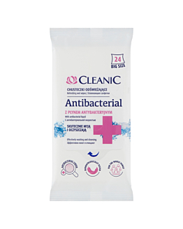 Cleanic Chusteczki odświeżające Antibacterial