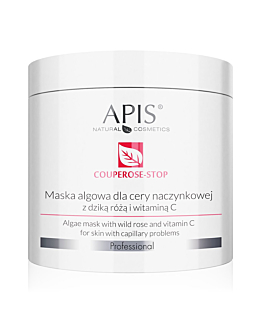 APIS Couperose-Stop maska algowa dla cery naczynkowej z dziką różą i witaminą C, 200g