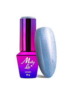 MollyLac Mermaid Whispers Lakier Hybrydowy UV LED Nr 592 Blue Amber 10 g
