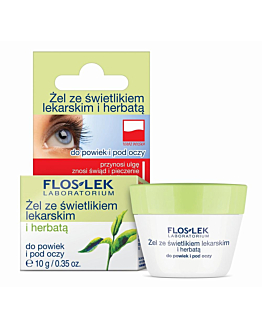 Floslek Żel ze świetlikiem lekarskim i herbatą do powiek i pod oczy, 10g
