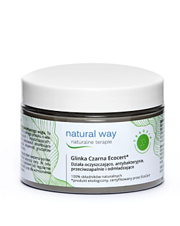 Natural Way Glinka czarna Ecocert na trądzik