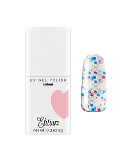 Elisium Colour UV Gel Polish lakier hybrydowy 098 Crazy Conffetti, 9g