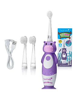 Brush-Baby WildOnes szczoteczka soniczna dla dzieci 0-10l Hippo