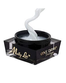 MollyLac One Drop Tixology Żel Budujący Z Tiksotropią Silky White 5 g