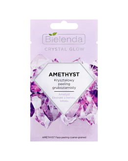Bielenda Crystal Glow Amethyst Kryształowy peeling gruboziarnisty do twarzy