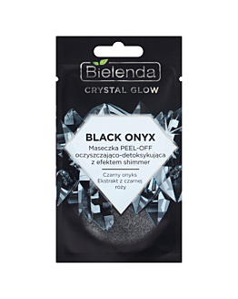 Bielenda Crystal Glow Black Onyx Oczyszczająco-detoksykująca maseczka peel-off do twarzy