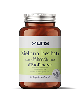UNS Zielona Herbata + Bioperine 60 vege kapsułek