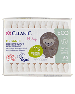 Cleanic Baby Eco Patyczki Dla niemowląt i Dzieci