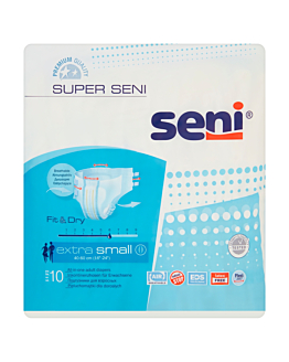 Super Seni, Pieluchomajtki dla dorosłych 40-60 cm, Extra Small