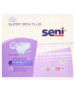 Super Seni Plus, Pieluchomajtki dla dorosłych, 75-110cm, Medium
