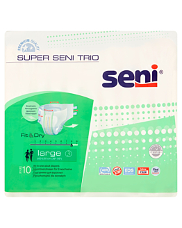 Super Seni Trio, Pieluchomajtki dla dorosłych, 100-150cm, Large