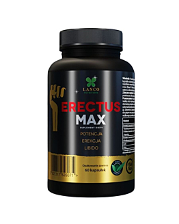 Lanco Nutritions Erectus Max, potencja, erekcja, libido, 60 kaps.
