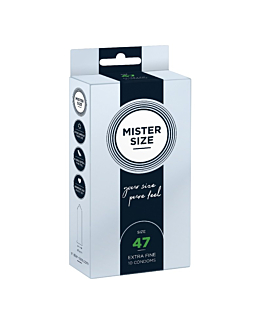 Condoms 47 Mm 10 Pieces Mister.Size