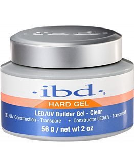 IBD Hard Builder Gel LED/UV żel budujący Clear, 56g