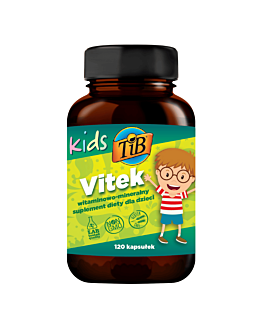 TiB Kids Vitek, Witaminy i Minerały dla dzieci, 120 kapsułek