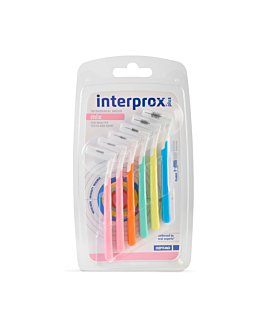 Interprox Plus Zestaw Szczoteczki międzyzębowe - mix, (2x0,7; 1x0,9; 1x1,1;1x1,4; 1x1,7)