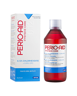 Perio-Aid Intensive Care, Płyn do płukania jamy ustnej z chlorheksydyną 0,12%, 500 ml