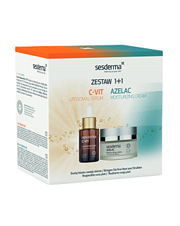 Sesderma Zestaw: C-Vit Serum liposomowe + Azelac Krem nawilżający