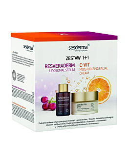 Sesderma Zestaw prezentowy: Krem Vit. C + Resveraderm Serum
