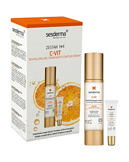 Sesderma Set C-Vit: Crema-gel 50ml + Contorno occhi 15ml