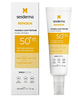 Sesderma Repaskin Invisible, Fluid przeciwsłoneczny do twarzy SPF50+