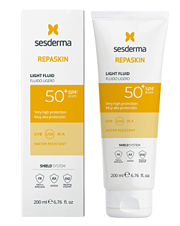 Sesderma Repaskin Light, Fluid przeciwsłoneczny do twarzy SPF50