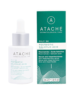 Atache Oily Skin Postbiotic Salicylic Acid Serum Serum przeciw trądzikowi Edycja Limitowana, 30 ml