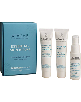 Atache Essentielle Skin Ritual Zestaw mini kosmetyków z maską Green Tea do pielęgnacji twarzy