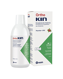KIN OrthoKIN Collutorio ortodontico al gusto di fragola e menta