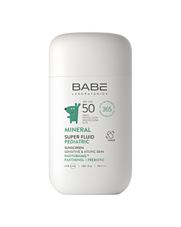 Babe Laboratorios Pediatric Super Fluid Mineral SPF50 Mineralny fluid z ochroną przeciwsłoneczną dla dzieci