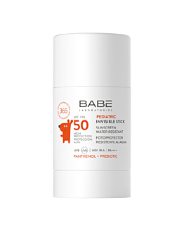 Babe Laboratorios Pediatric Invisible Sunscreen SPF50 Facial Ochrona przeciwsłoneczna twarzy dla dzieci w sztyfcie SPF 50