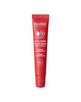 Babe Laboratorios Lip & Cheek Color Balm SPF50 Balsam do ust i policzków, Red 