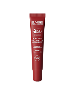 Babe Laboratorios Lip & Cheek Color Balm SPF50 Balsam do ust i policzków, Cherry