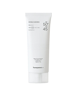 Transparent Lab SPF50+ Invisible - Niewidoczny krem przeciwsłoneczny 100ml