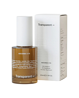 Transparent Lab Ascorbic C15 Rozświetlające serum przeciwstarzeniowe 