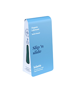 Lubets Lubricant Organic Water Based Gel Lubrificante Intimo Biologico a Base d'Acqua 10 pz