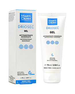 Martiderm Driosec Gel Mani e Piedi Gel Antitraspirante per Mani e Piedi