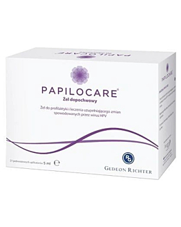 Papilocare, żel dopochwowy, 21 aplikatorów po 5ml