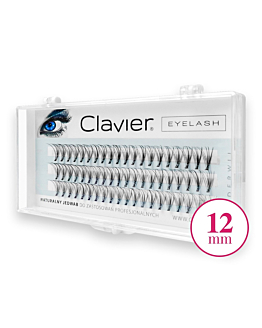Clavier Eyelash kępki rzęs 12mm Black