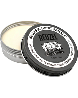 Reuzel Extreme Hold Matte Pomade, Pomata opaca per capelli a tenuta forte