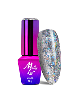 MollyLac Born To Glow Lakier Hybrydowy UV LED Nr 573 Aspire 10 g