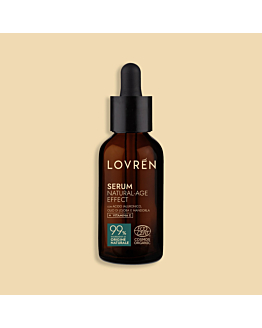 Lovrén organiczne odżywcze SERUM do skóry dojrzałej z kwasem hialuronowym, olejkiem jojoba, migdałowym i wit E, 30 ml