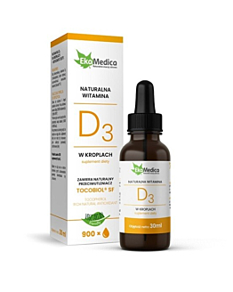 EkaMedica Witamina D3, Krople, 30 ml