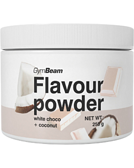 GymBeam Flavour Powder kokos biała czekolada 