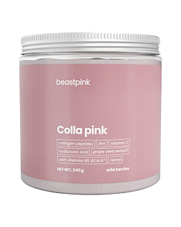 GymBeam Colla Pink Beastpink Proszek do rozpuszczania 240g Wild Berries