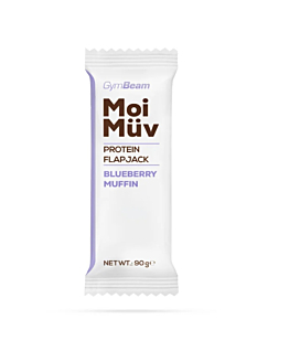 GymBeam Baton Proteinowy Moimuv FlapJac babeczka jagodowa