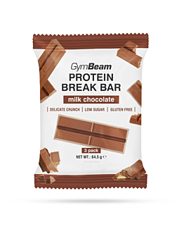GymBeam Baton Proteinowy Break Bar 3Pack mleczna czekolada